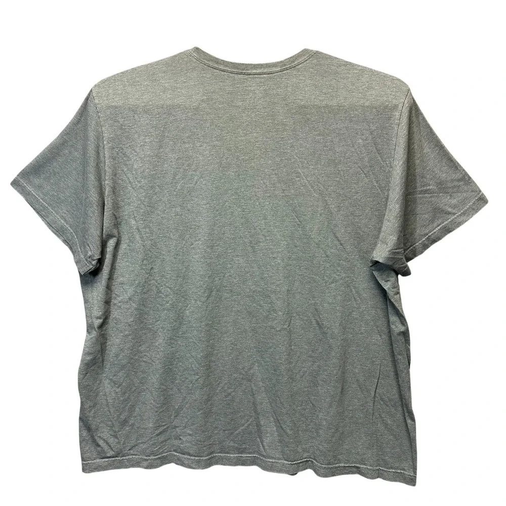 Nike Mens 4XL Just Do It Graphic T-Shirt Charcoal Grey Standard Fit Cotton Blend